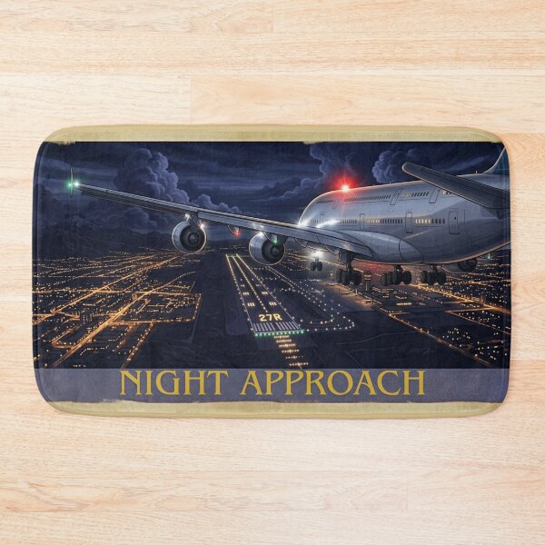 Item preview, Airplane Night Approach  designed and sold by EMairplanes.