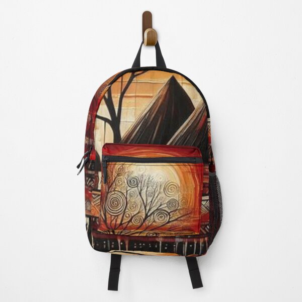 Item preview, Huts in the Sun, Tribal Art Style designed and sold by Shs-Kenya.