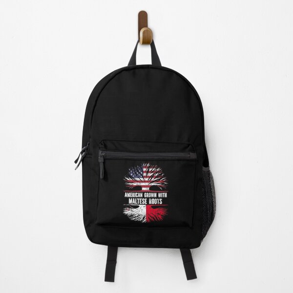 Item preview, American Grown with Maltese Roots USA Flag designed and sold by CosmoKitsch.