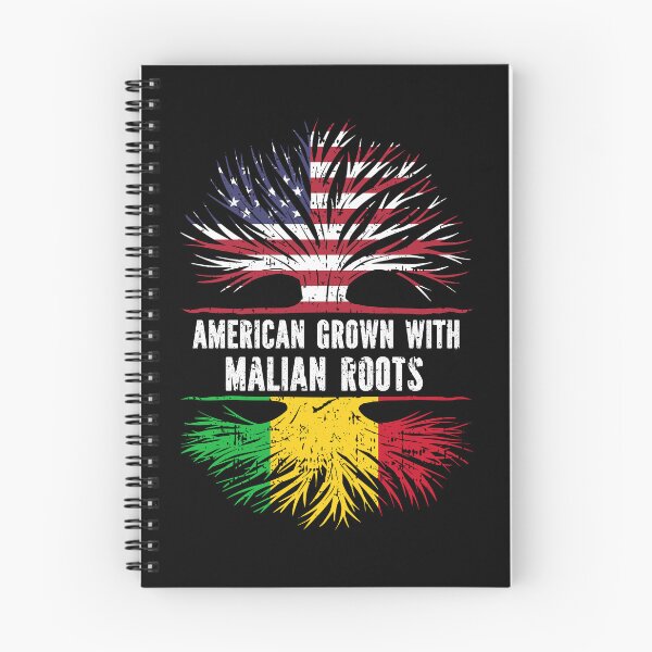 Item preview, American Grown with Malian Roots USA Flag designed and sold by CosmoKitsch.