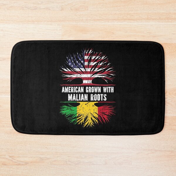 Item preview, American Grown with Malian Roots USA Flag designed and sold by CosmoKitsch.
