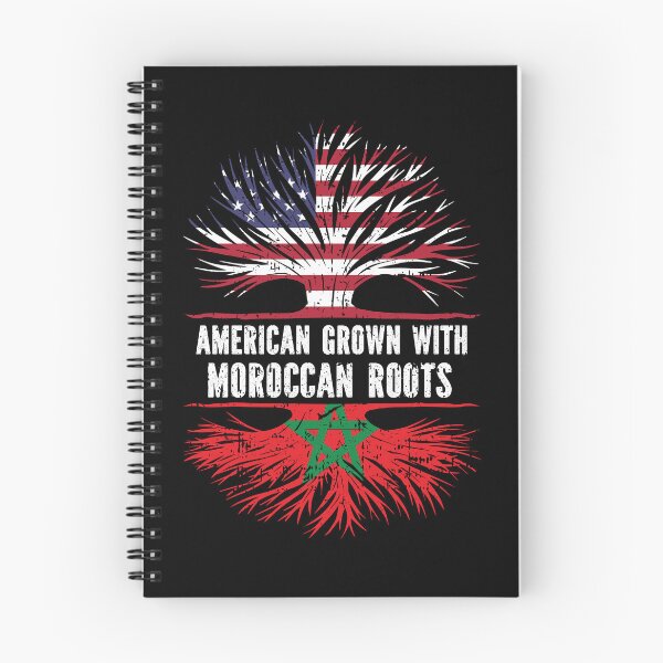 Item preview, American Grown with Moroccan Roots USA Flag designed and sold by CosmoKitsch.
