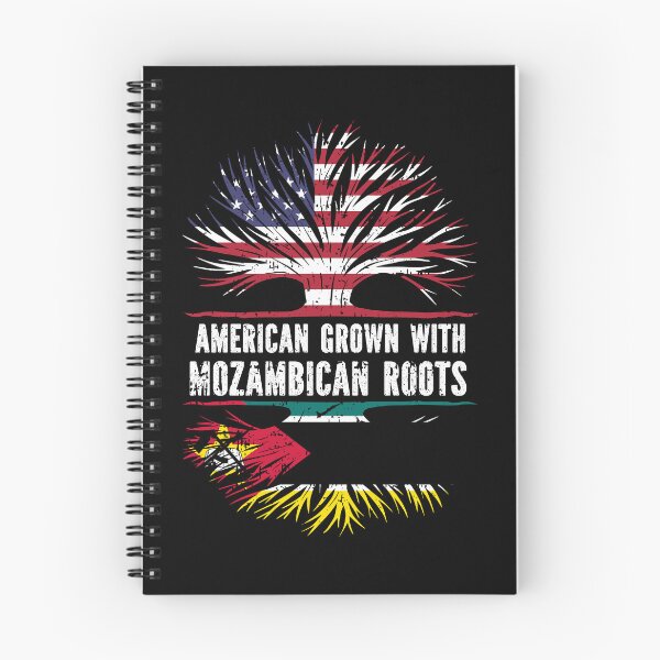 Item preview, American Grown with Mozambican Roots USA Flag designed and sold by CosmoKitsch.