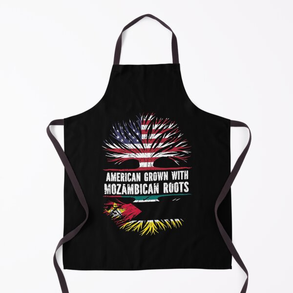 Item preview, American Grown with Mozambican Roots USA Flag designed and sold by CosmoKitsch.
