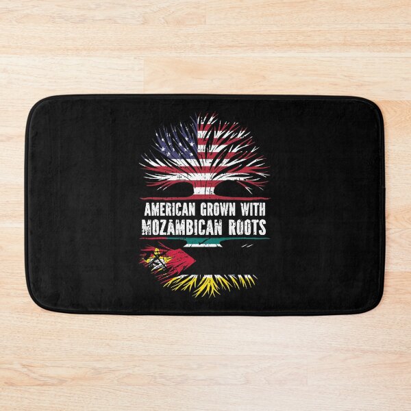 Item preview, American Grown with Mozambican Roots USA Flag designed and sold by CosmoKitsch.