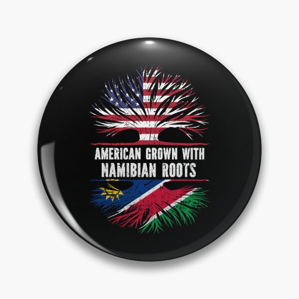 Item preview, American Grown with Namibian Roots USA Flag designed and sold by CosmoKitsch.