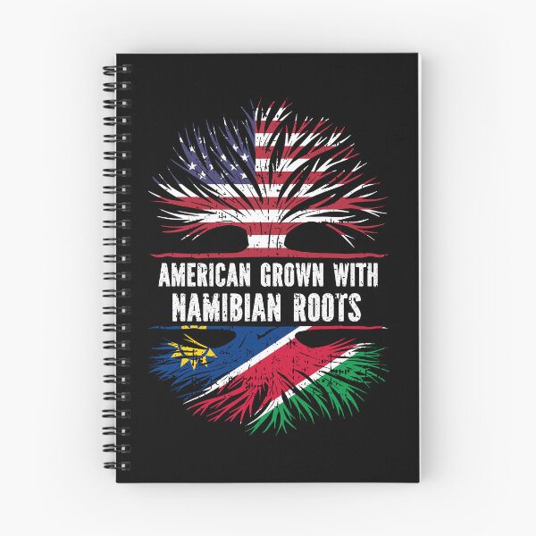 Item preview, American Grown with Namibian Roots USA Flag designed and sold by CosmoKitsch.