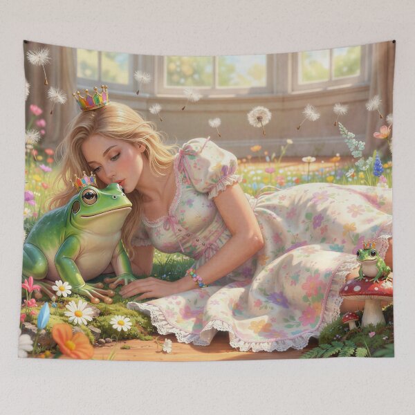 Item preview, Princess Raising a Pet Frog designed and sold by M-Y-A-R-T-.