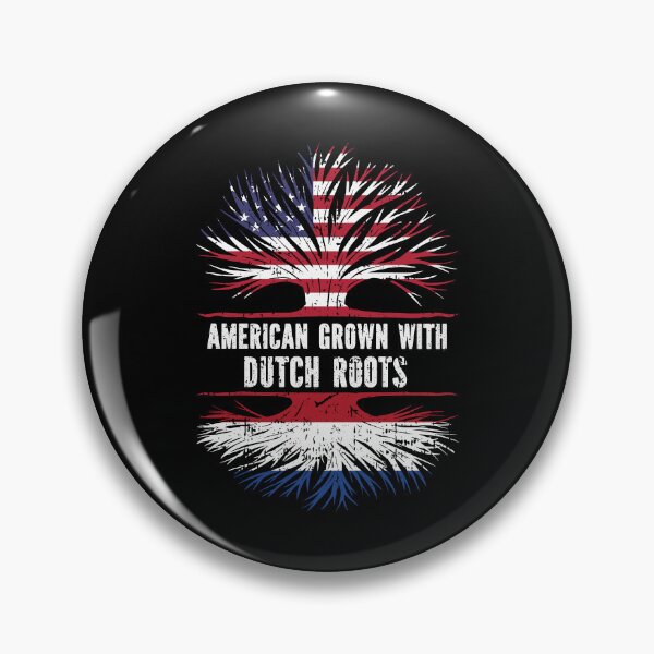 Item preview, American Grown with Dutch Roots USA Flag designed and sold by CosmoKitsch.