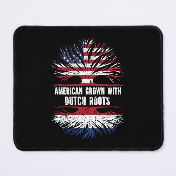 Item preview, American Grown with Dutch Roots USA Flag designed and sold by CosmoKitsch.