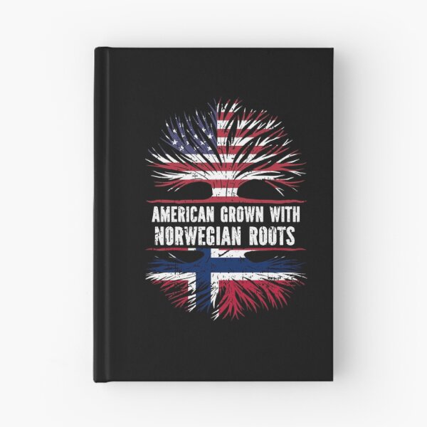 Item preview, American Grown with Norwegian Roots  USA Flag designed and sold by CosmoKitsch.