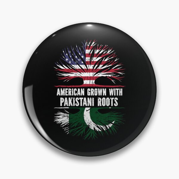 Item preview, American Grown with Pakistani Roots USA Flag designed and sold by CosmoKitsch.