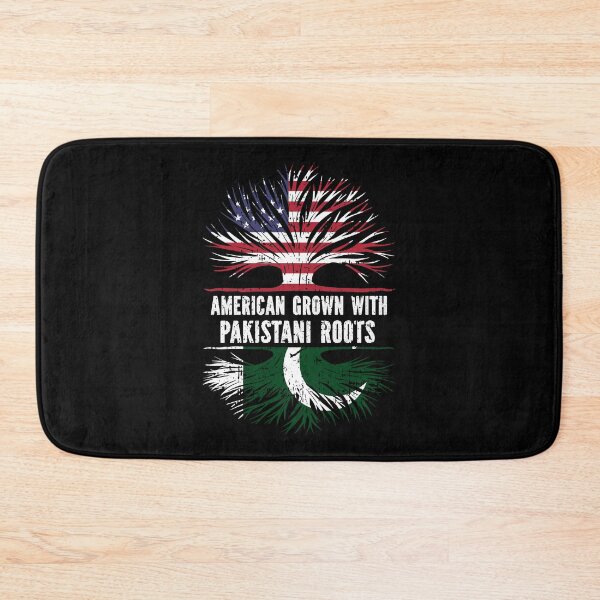 Item preview, American Grown with Pakistani Roots USA Flag designed and sold by CosmoKitsch.