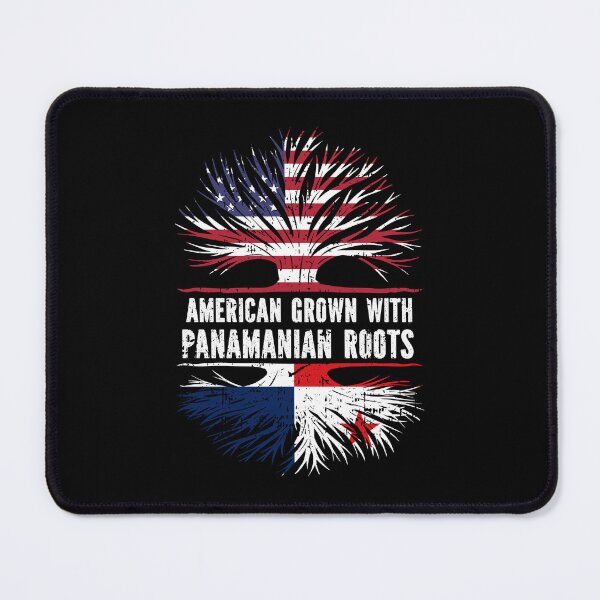 Item preview, American Grown with Panamanian Roots USA Flag designed and sold by CosmoKitsch.