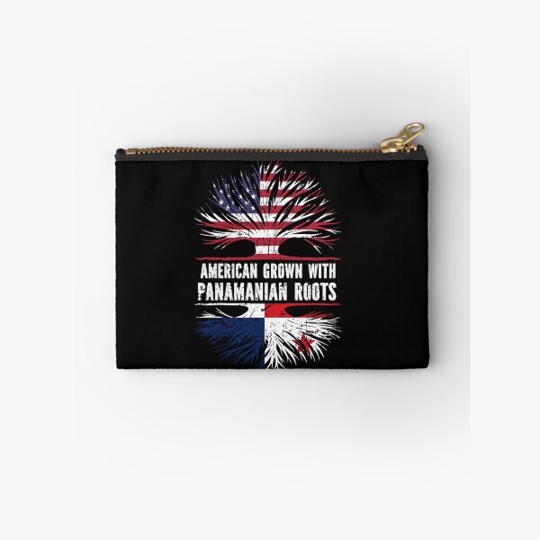 Item preview, American Grown with Panamanian Roots USA Flag designed and sold by CosmoKitsch.