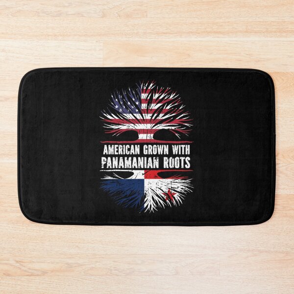 Item preview, American Grown with Panamanian Roots USA Flag designed and sold by CosmoKitsch.