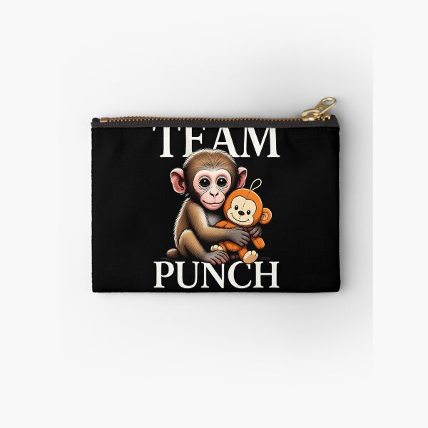 Item preview, Cute Team Punch Baby Monkey Hugging Plush Toy designed and sold by TshirtsOnline-.