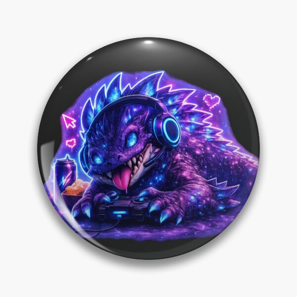 Item preview, Cute Gaming Monster designed and sold by Nika Art Studio.