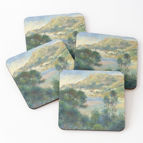 Item preview, View of Monte Carlo From Cap Martin by Pierre-Auguste Renoir: Impressionist Landscape Poster designed and sold by artofuniverse.
