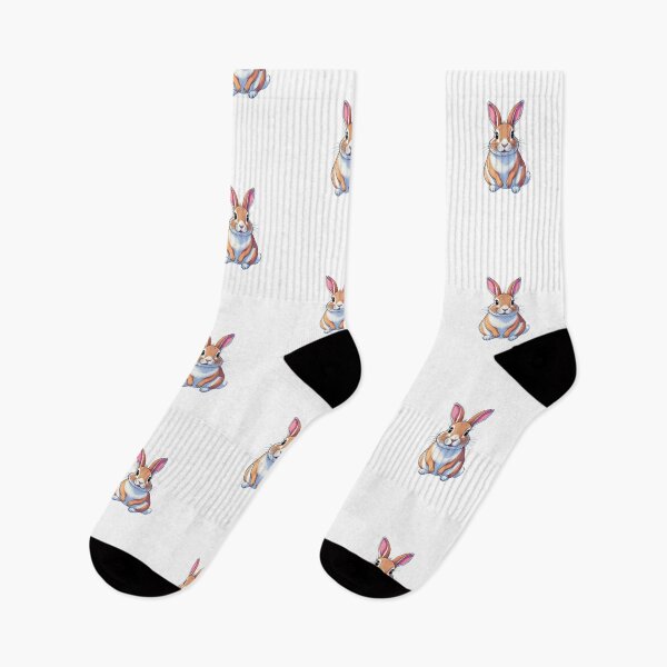 Item preview, Cute Bunny – Adorable Rabbit Illustration designed and sold by Joyfulfabric.
