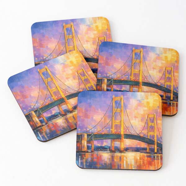 Item preview, Mackinac Bridge  designed and sold by 10Fold Design.