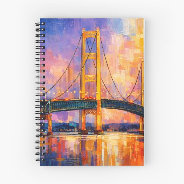 Item preview, Mackinac Bridge  designed and sold by 10Fold Design.