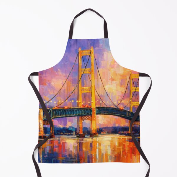 Item preview, Mackinac Bridge  designed and sold by 10Fold Design.