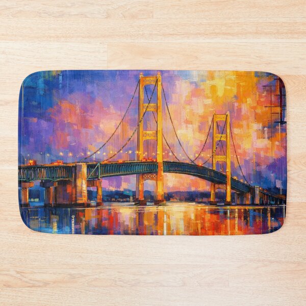 Item preview, Mackinac Bridge  designed and sold by 10Fold Design.