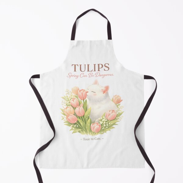 Item preview, Tulips – Spring Can Be Dangerous | Toxic Plants for Cats Veterinary Awareness Design designed and sold by Bettybee00.