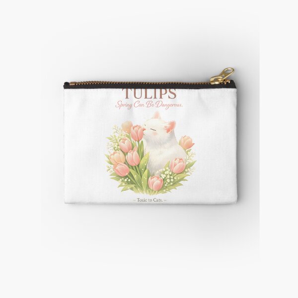 Item preview, Tulips – Spring Can Be Dangerous | Toxic Plants for Cats Veterinary Awareness Design designed and sold by Bettybee00.