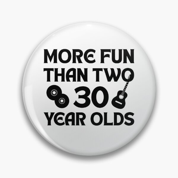 Item preview, More Fun Than Two 30 Year Olds Funny 60th Birthday Gift Simple Bold Design designed and sold by MargaretEveShop.
