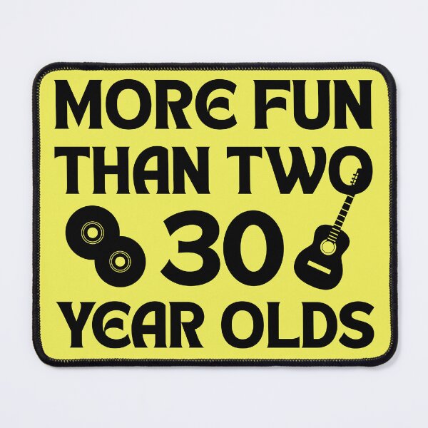 Item preview, More Fun Than Two 30 Year Olds Funny 60th Birthday Gift Simple Bold Design designed and sold by MargaretEveShop.