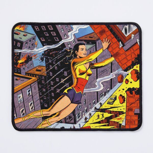 Item preview, Moon Girl Retro Comic Cover designed and sold by Analog Aura .