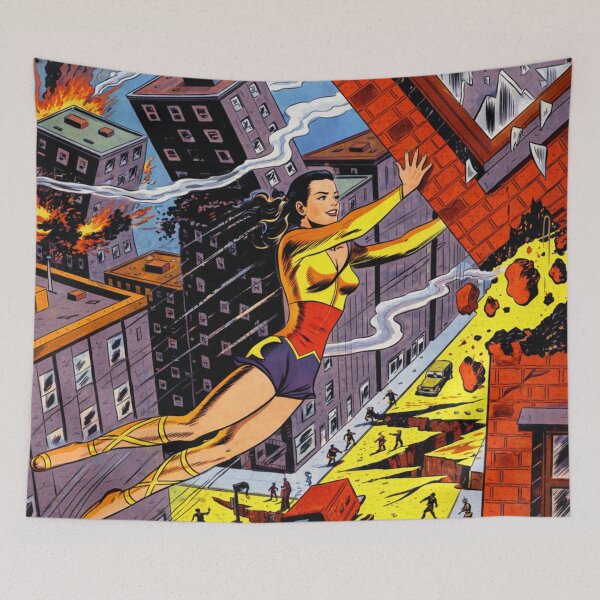 Item preview, Moon Girl Retro Comic Cover designed and sold by Analog Aura .