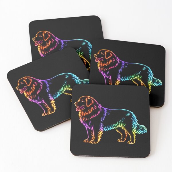 Item preview, Neon Leon Leonberger | NickerStickers®  on Redbubble designed and sold by NickerStickers.