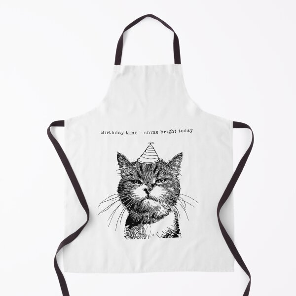 Item preview, Bored Birthday Cat – Funny Grumpy Cat Birthday Design designed and sold by Rosaliartbook.