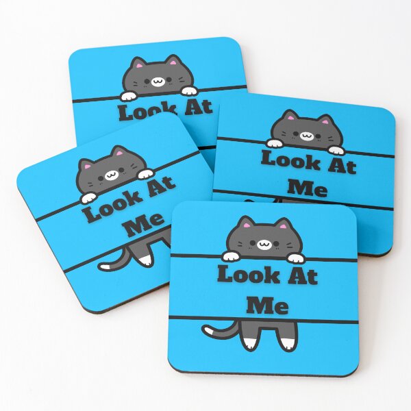 Item preview, Funny Look At Me Cat Cute Meme Kawaii Cat Funny Animal Design designed and sold by Negisandeep studio.