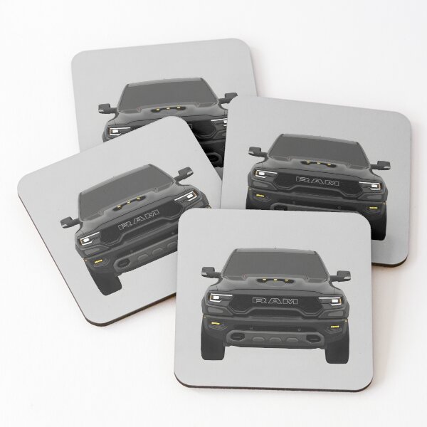Item preview, Ram 1500 TRX Front View High Performance Off-Road Truck Minimalist Illustration designed and sold by Motorline44.