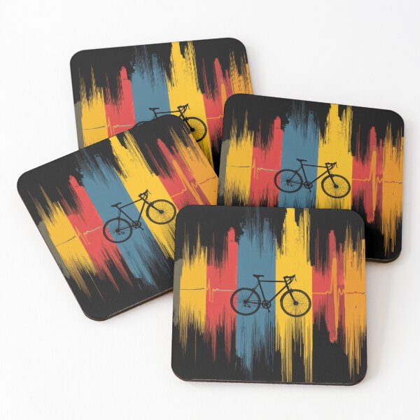 Item preview, Bike with sound wave design in black designed and sold by anytka.