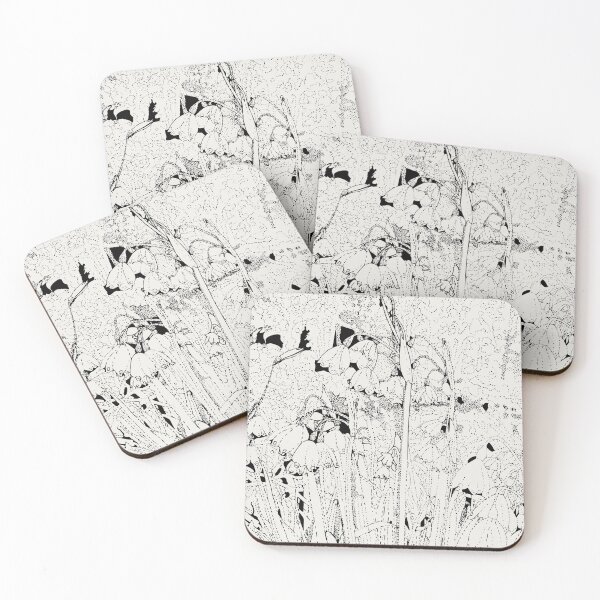 Item preview, Norfolk Snow Drops - (#F0EEE9) designed and sold by The Stippler Process.