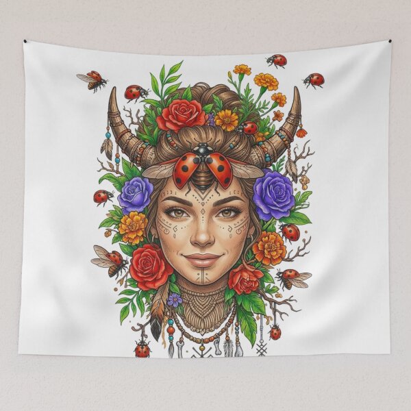 Item preview, Beautiful girls and flowers designed and sold by PP&RAINBOW SHOP.