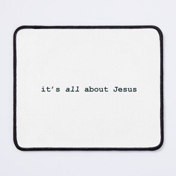 Item preview, It’s all about Jesus designed and sold by dudaoliveira.art.