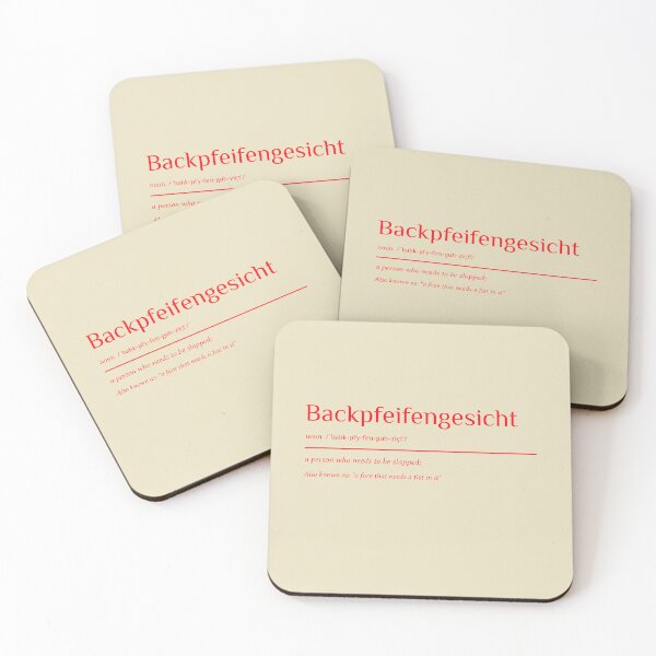 Item preview, Backpfeifengesicht - For When Words Aren't Enough designed and sold by Anavak.