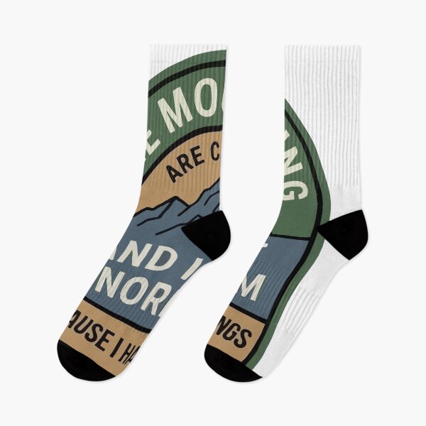 Item preview, The Mountains Are Calling And I Must Ignore Them - Funny Hiking Office Design designed and sold by vlahstudio.