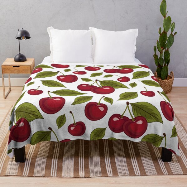 Item preview, Sweet Cherry Harvest Seamless Pattern designed and sold by Liliia-Ulizko.