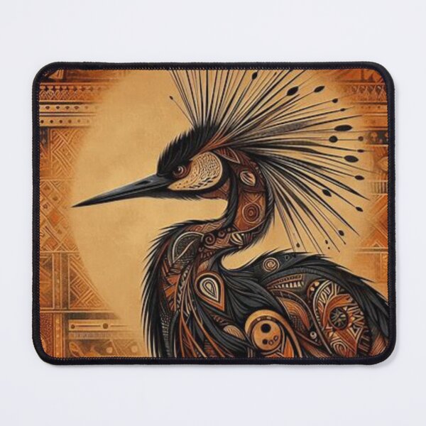 Item preview, Wild Heron, Tribal Art Style designed and sold by Shs-Kenya.