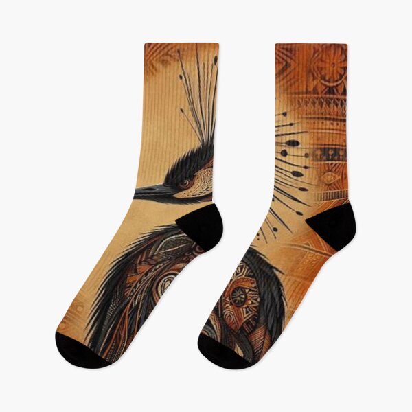 Item preview, Wild Heron, Tribal Art Style designed and sold by Shs-Kenya.