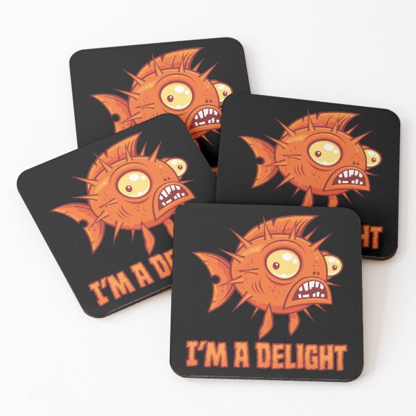 Item preview, Delightfully Peculiar Paranoid Pufferfish designed and sold by fizzgig.