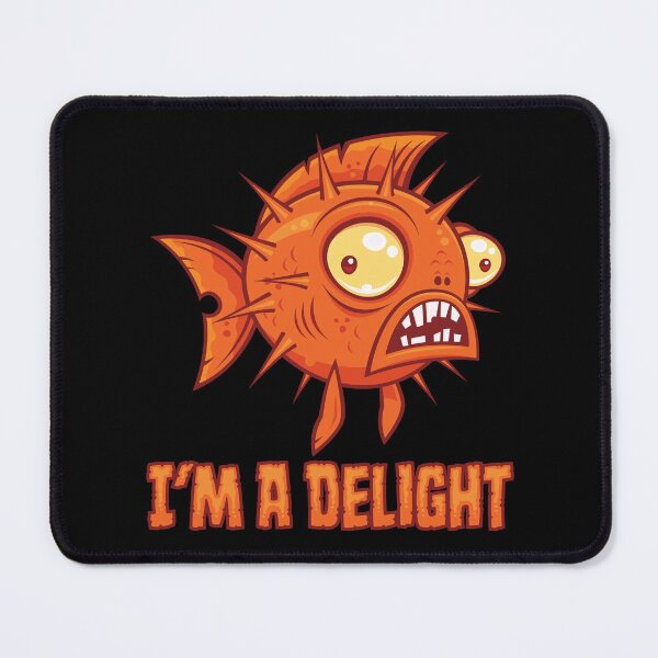 Item preview, Delightfully Peculiar Paranoid Pufferfish designed and sold by fizzgig.