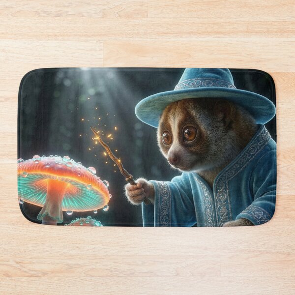 Item preview, Slow Loris Sorcerer Wields Wand with Surprising Gusto designed and sold by Tridentulus.